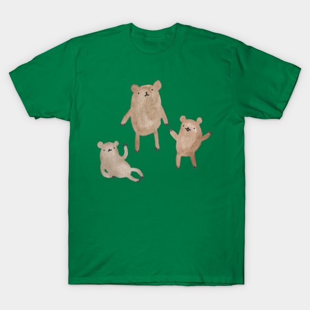 Three Bears T-Shirt by Sophie Corrigan